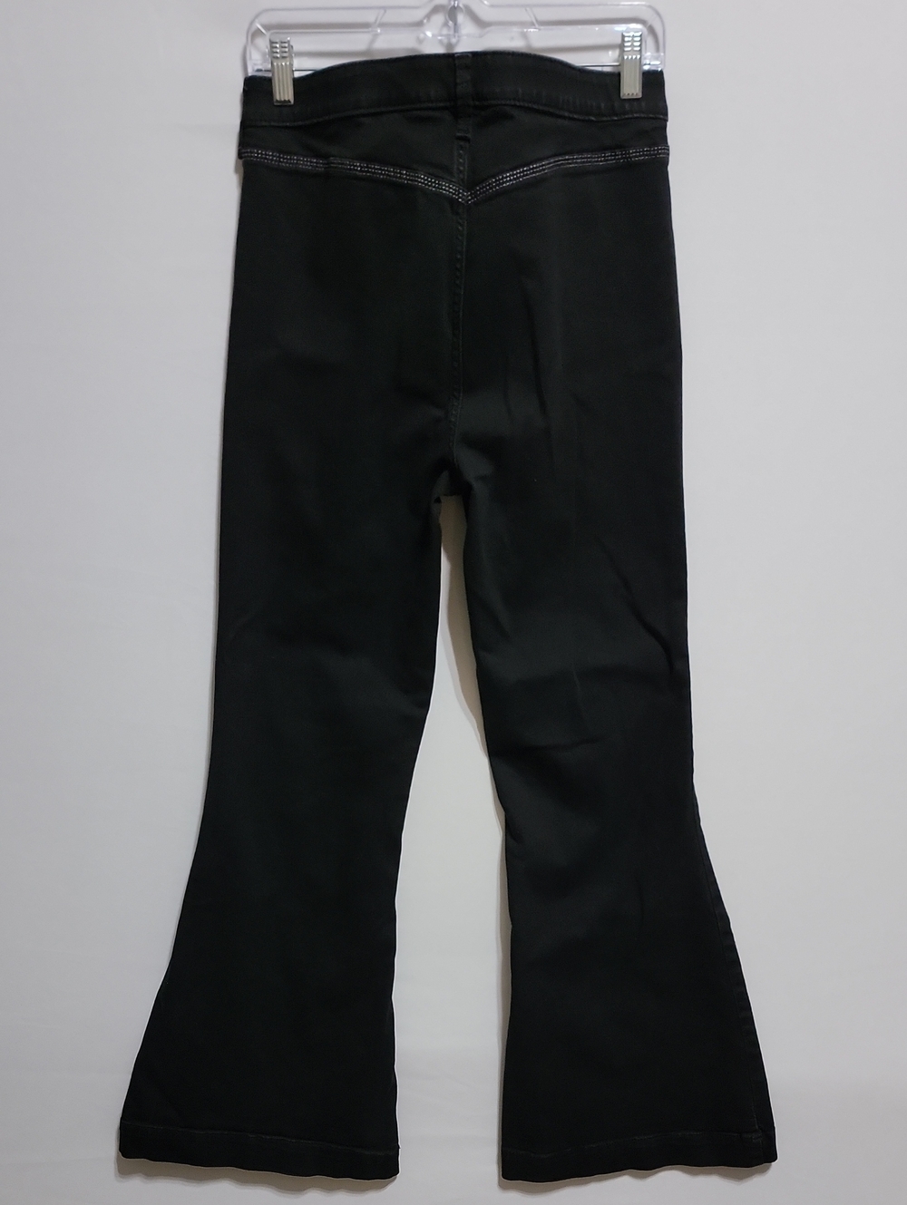 Torrid Sky High Flare Jeans Black Size 10T 10 Tall Super Soft Contrast Stitch - Picture 6 of 12